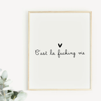 Art Print – C'est La Fucking Vie – Greta Jane Paper Co