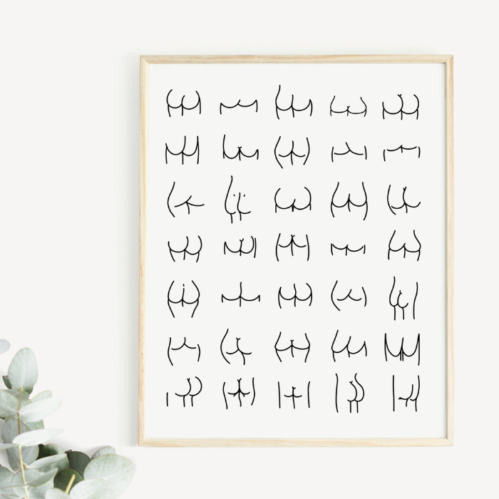 Art Print – The Butts – Greta Jane Paper Co