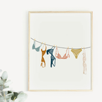 Art Print – Lingerie – Greta Jane Paper Co