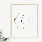 Art Print – The Sideboobs – Greta Jane Paper Co