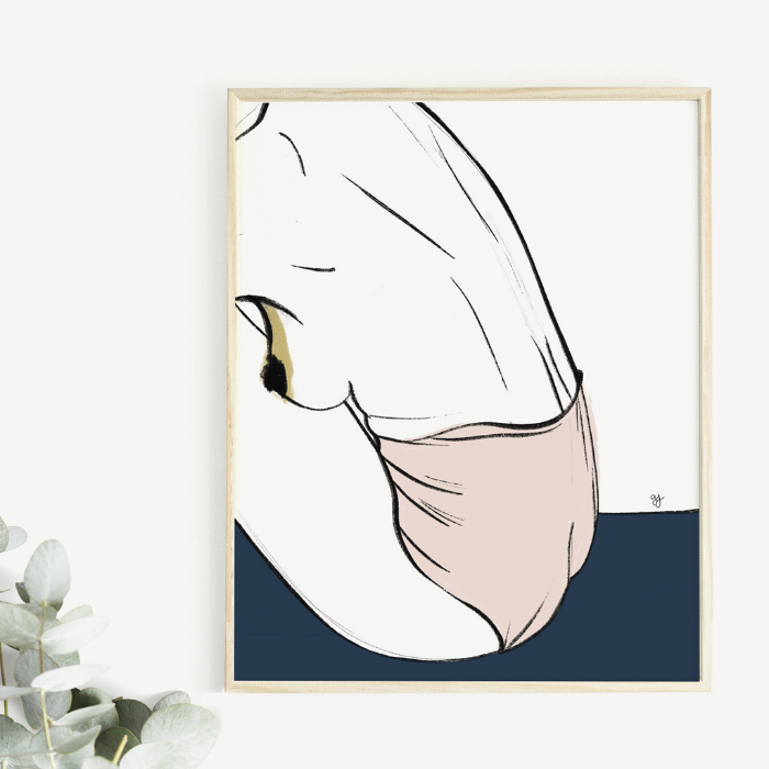 Art Print – The Woman – Greta Jane Paper Co