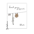 Heard You’re Pregnant – Funny Pregnancy Announcement Card – Greta Jane Paper Co