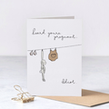 Heard You’re Pregnant – Funny Pregnancy Announcement Card – Greta Jane Paper Co