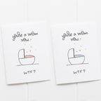 You’re a Mom Now WTF Card – Funny New Mom Card – Greta Jane Paper Co