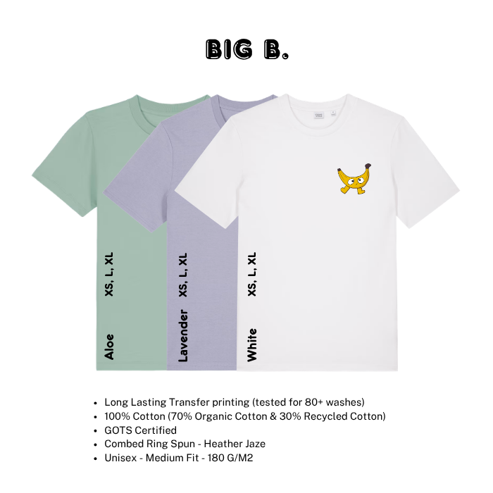 Adult Graphic Organic Cotton T-Shirt – Big B. – Hey Rik