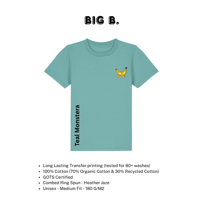 Kids Graphic Organic Cotton T-Shirt – Big B. – Hey Rik