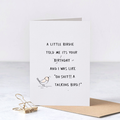 Birthday Birdie - Funny Rude Birthday Greeting Card – Greta Jane Paper Co