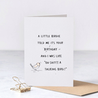 Birthday Birdie - Funny Rude Birthday Greeting Card – Greta Jane Paper Co