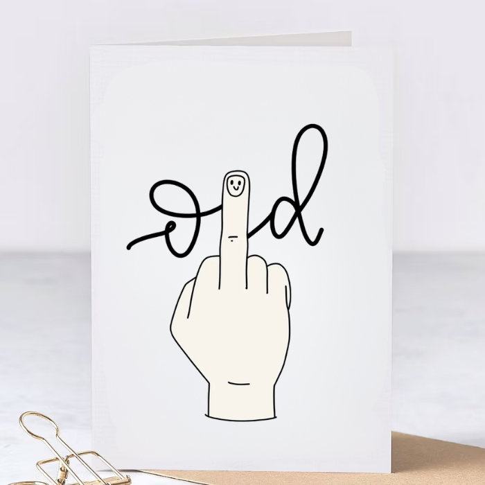 F****** Old - Funny Rude Birthday Greeting Card – Greta Jane Paper Co