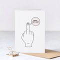 Happy Birthday F*** You Card – Funny Rude Birthday Greeting Card – Greta Jane Paper Co