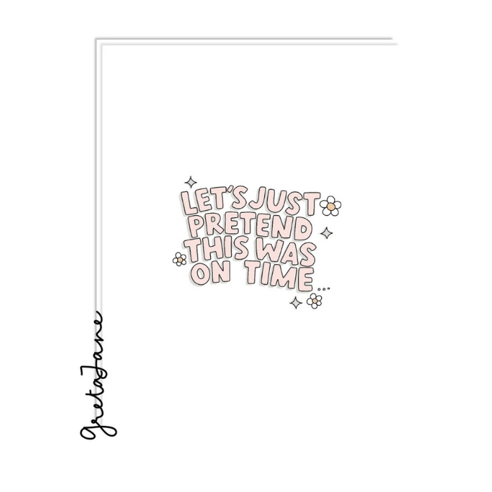 Lets Pretend - Funny Rude Birthday Greeting Card – Greta Jane Paper Co