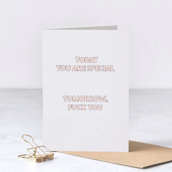 Special - Funny Rude Birthday Greeting Card – Greta Jane Paper Co