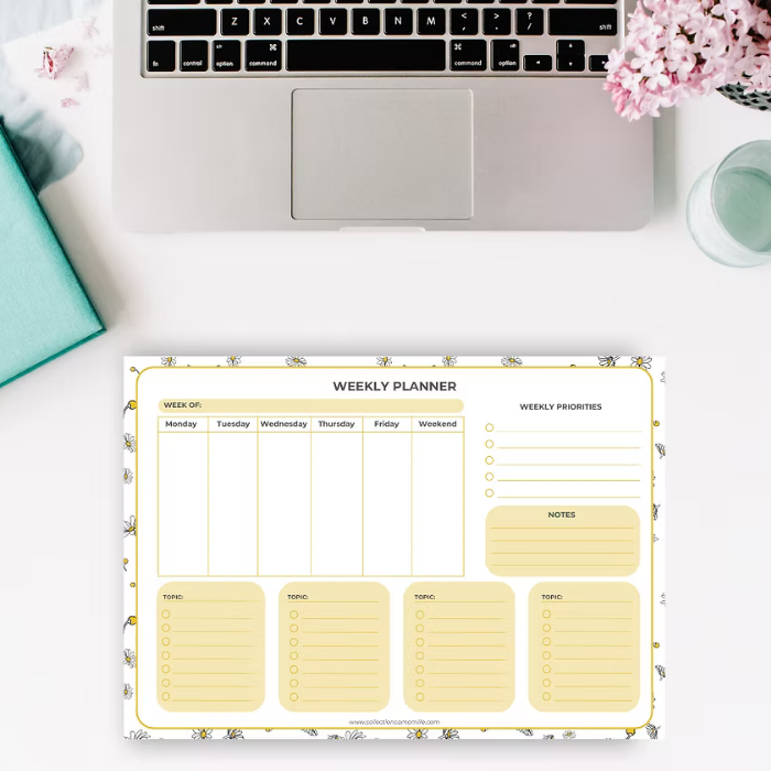 Weekly Planner Pad – Little Moi Co