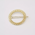Capucine Geometric Hair Barrette - Gypso – 24k Gold Plated - Gypso