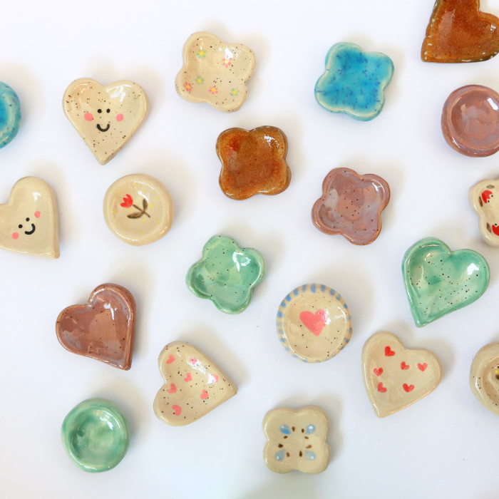 Ceramic Worry Stones – Handmade Fidget & Sensory Tokens – Bean & Bug