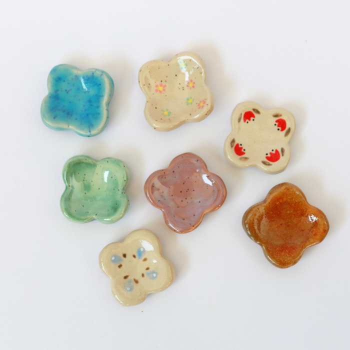 Ceramic Worry Stones – Handmade Fidget & Sensory Tokens – Bean & Bug
