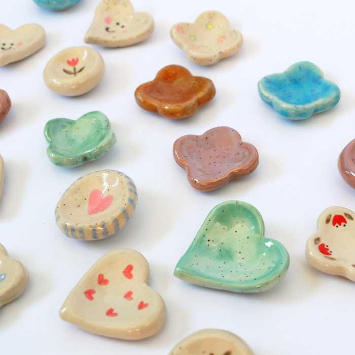 Ceramic Worry Stones – Handmade Fidget & Sensory Tokens – Bean & Bug