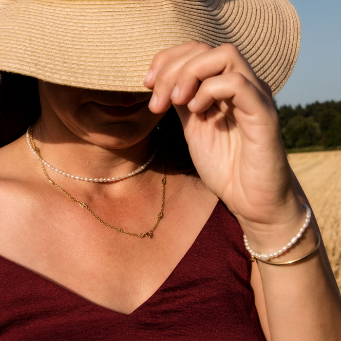 Whitestar Freshwater Pearl Choker Necklace - My Lovely Pearls