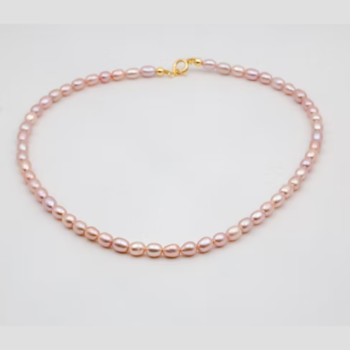 Rose Darling Freshwater Pearl Choker Necklace - My Lovely Pearls