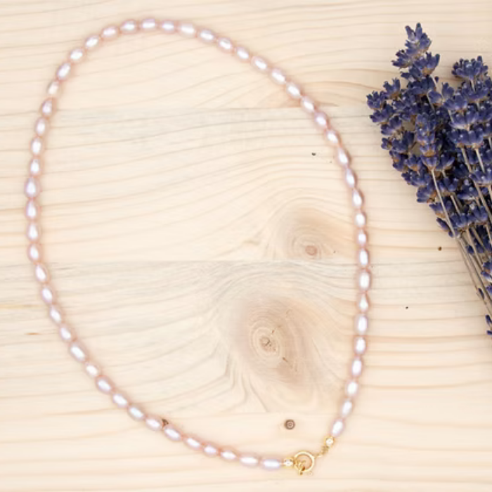 Rose Darling Freshwater Pearl Choker Necklace - My Lovely Pearls
