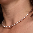 Rose Darling Freshwater Pearl Choker Necklace - My Lovely Pearls
