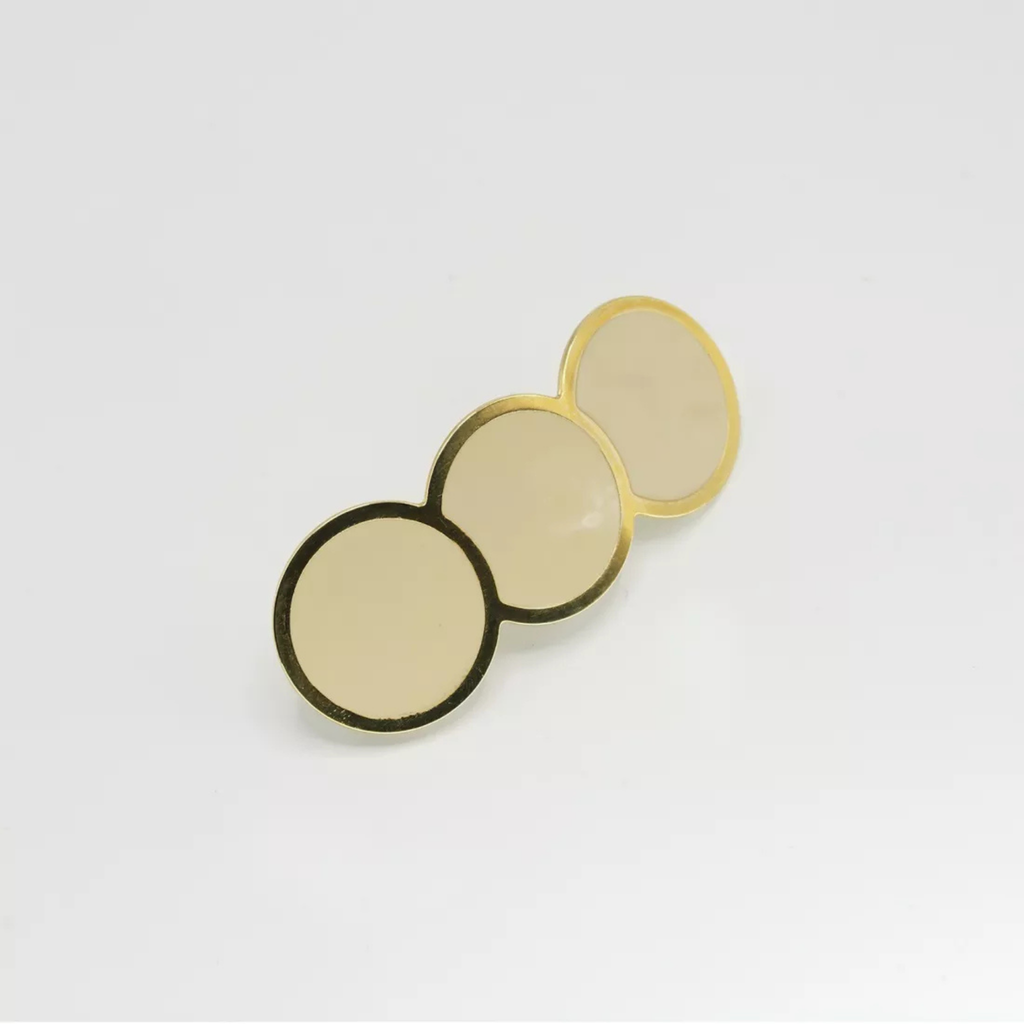 Billie Geometric Hair Barrette - Gypso – 24k Gold Plated - Gypso
