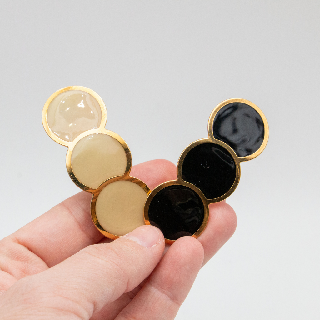 Billie Geometric Hair Barrette - Gypso – 24k Gold Plated - Gypso