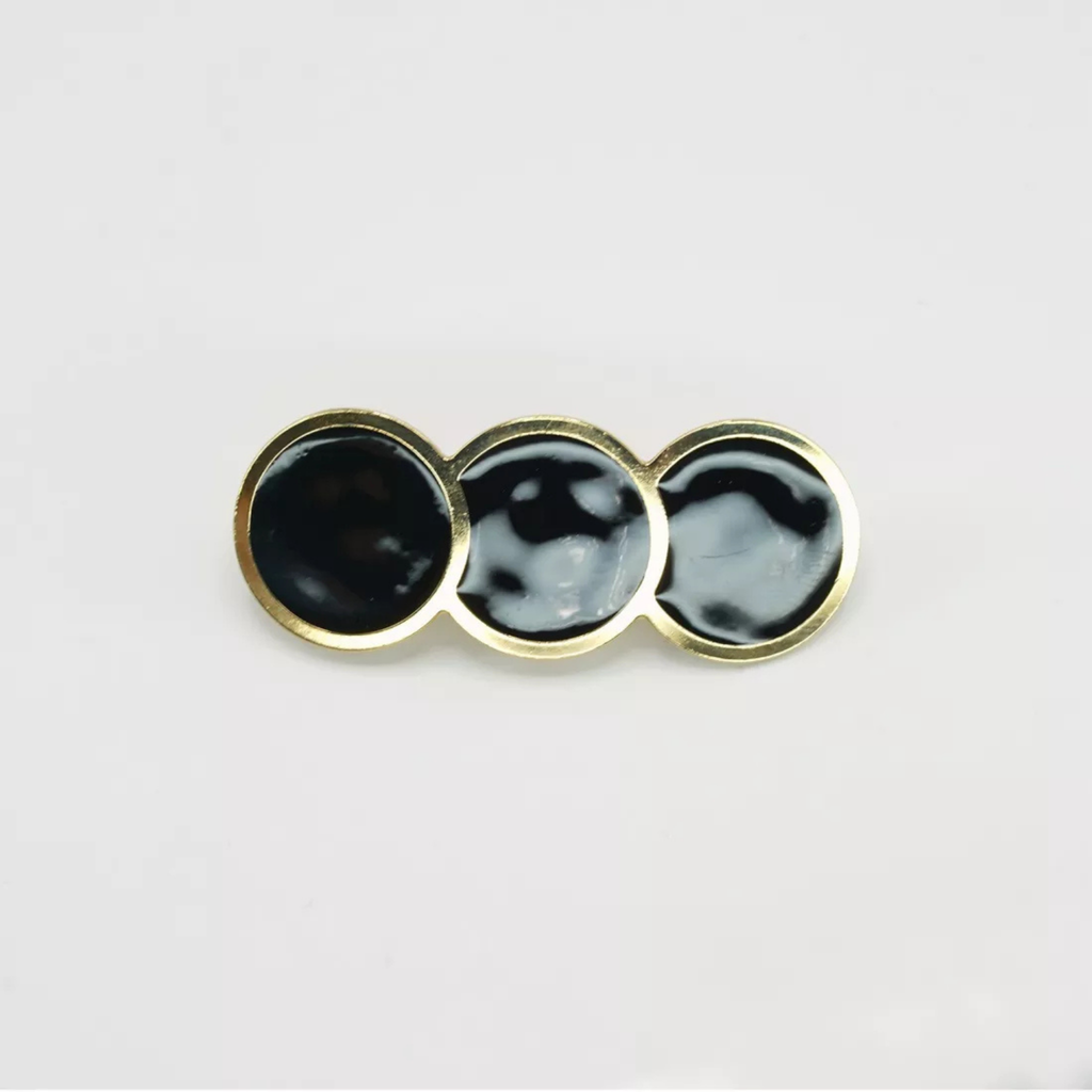 Billie Geometric Hair Barrette - Gypso – 24k Gold Plated - Gypso