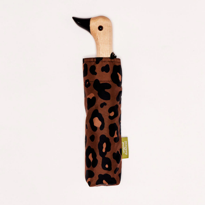 Compact Duck Umbrella – Leopard – Original Duckhead
