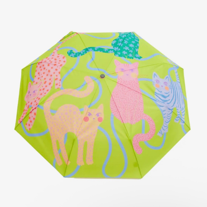 Compact Duck Umbrella – Lime Arty – Original Duckhead