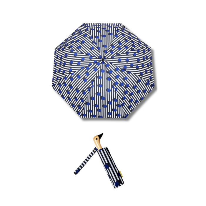 Compact Duck Umbrella – Polka Stripes – Original Duckhead