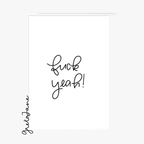 Fuck Yeah Greeting Card – Funny Celebration & Congrats Card – Greta Jane Paper Co