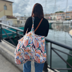 Flower – Large Cotton Tote Bag Lili Pepper