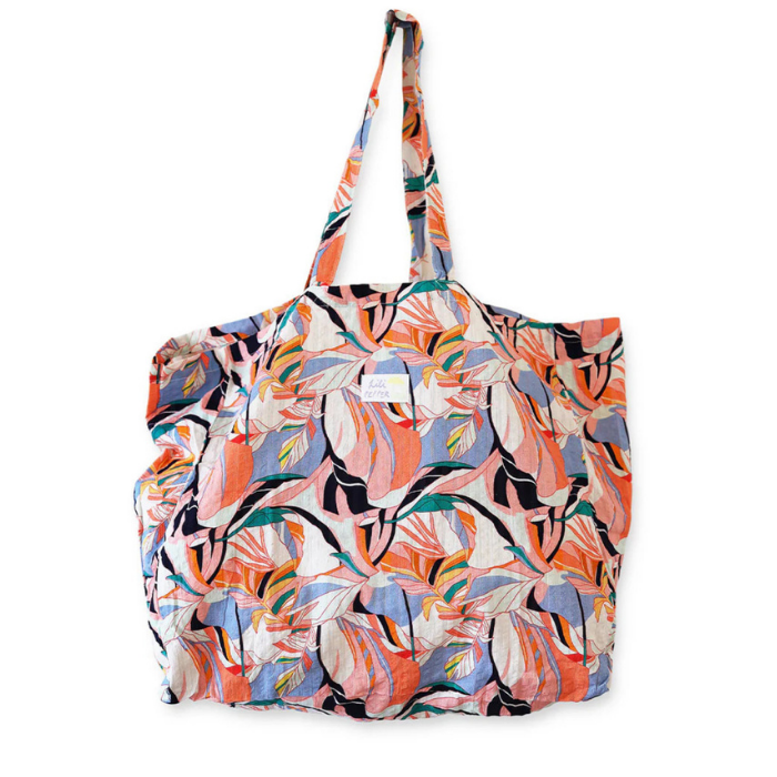 Flower – Large Cotton Tote Bag Lili Pepper