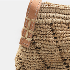 Straw Cross Body Bag – Mahenina -  Bagatelle France
