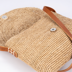 Crossbody Bag Crocheted Raffia – Sorio -  Bagatelle France