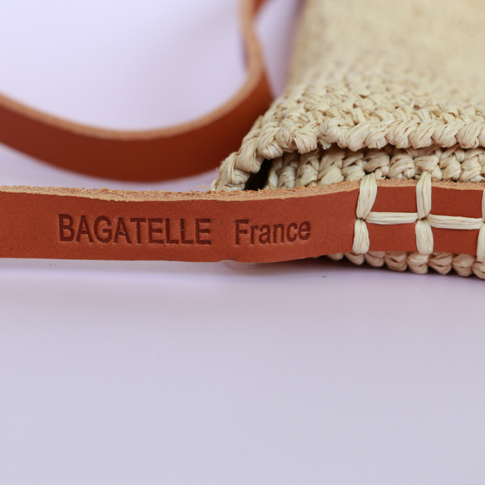Crossbody Bag Crocheted Raffia – Sorio -  Bagatelle France