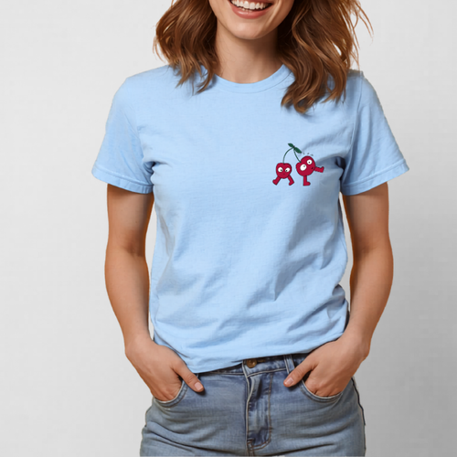 Adult Graphic Organic Cotton T-Shirt – Double Trouble – Hey Rik