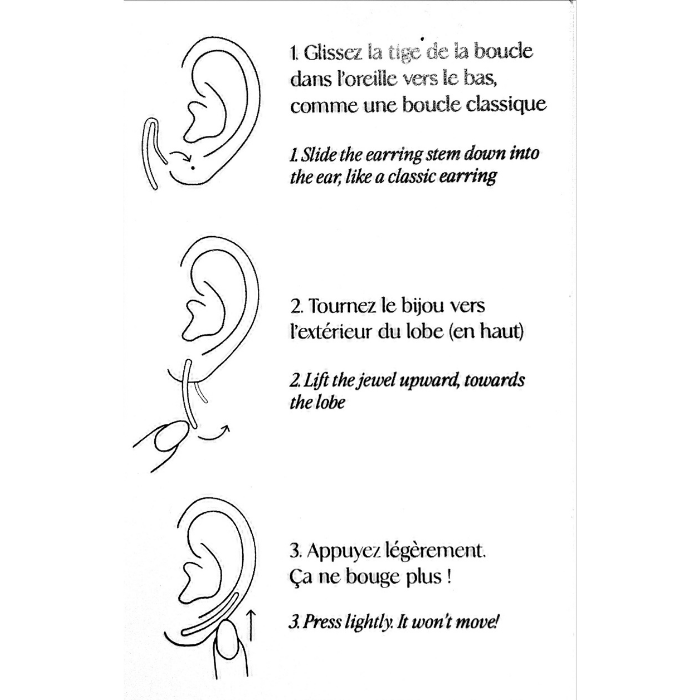 Ariane Ear Climber Earring –  Waekura