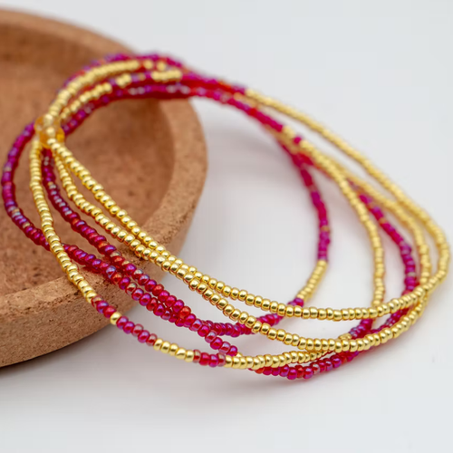 3 in 1 Beaded Chain (Necklace, Bracelet, Anklet) – Little Moi Co