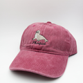 Embroidered Vintage Baseball Cap – Phoque – Berry Red - Little Moi Co
