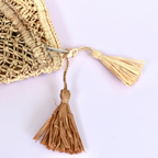 Crocheted Raffia Clutch/Pouch -  JANA – Bagatelle