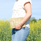 Crocheted Raffia Clutch/Pouch -  JANA – Bagatelle