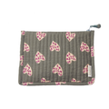 Hearts - Quilted Flat Pouch – Bonheur du Jour