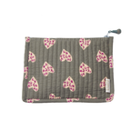 Hearts - Quilted Flat Pouch – Bonheur du Jour