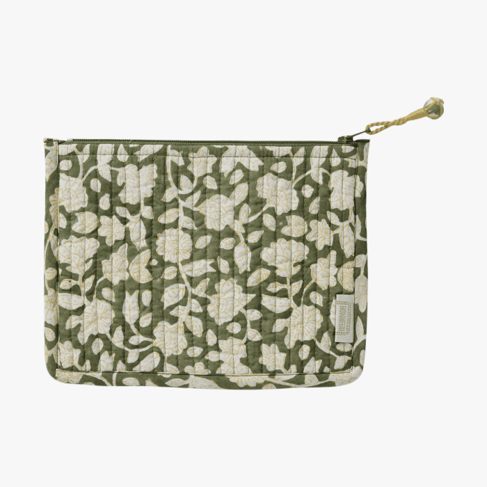 Jaya - Quilted Flat Pouch – Bonheur du Jour
