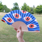 Folding Hand Fan 23cm  –All Seeing Eyes – Fantastico Fans