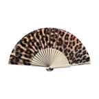 Folding Hand Fan 23cm  – Leopard  – Fantastico Fans