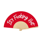 Folding Hand Fan 23cm  – It's Fucking Hot  – Fantastico Fans