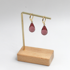 Glass Drop-Pendant Earrings – Diatomée